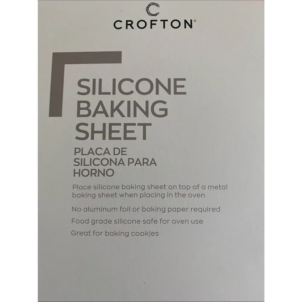 Crofton White Silicone Baking Sheet - Nonstick Baking Mat